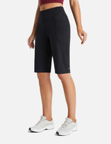 Baleaf Women's Flyleaf Pull-On Bermuda Shorts dbd005 Anthracite Side