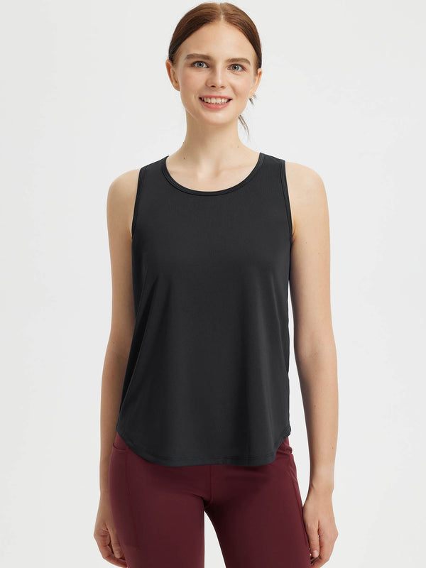 Fresh Horizon UPF 50+ Slim Fit Mid-Length Racerback Tank Top