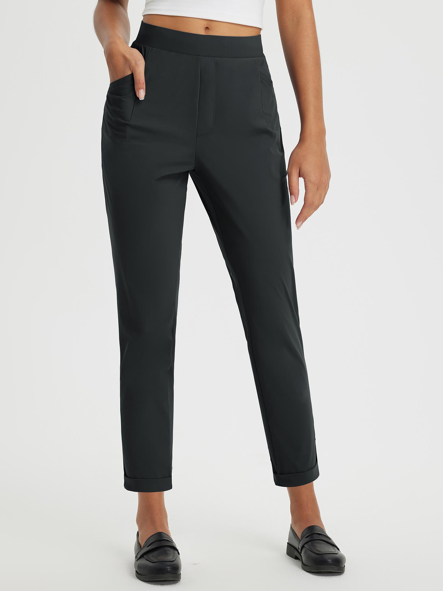 Dynamic Form High-Rise Tapered Trousers
