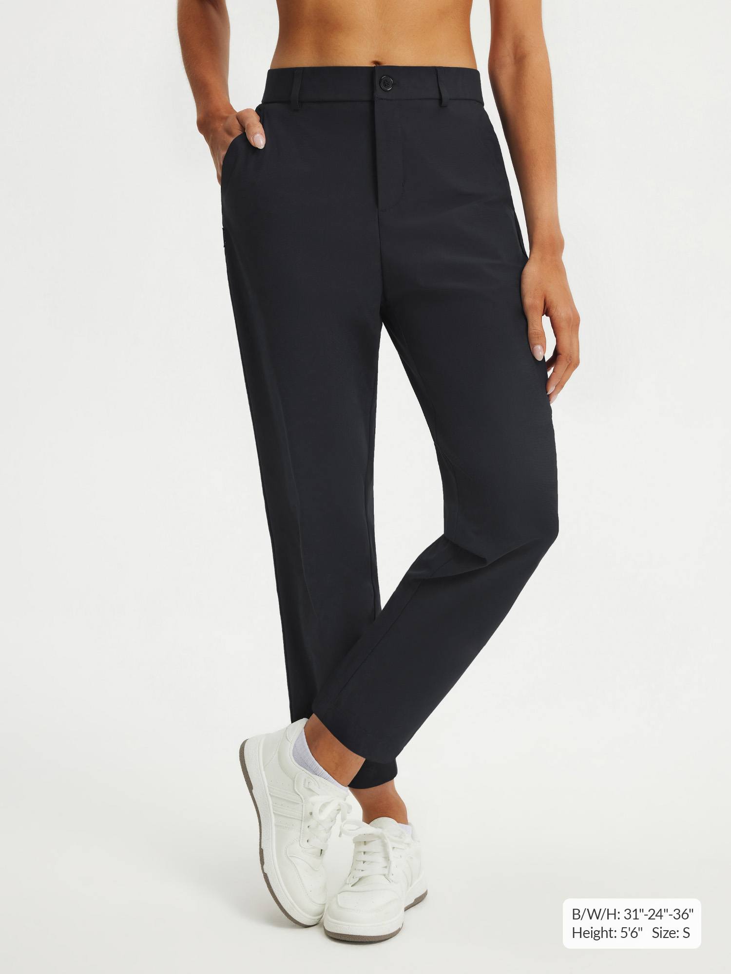 Baleaf Stretchy Wrinkle-Free Straight Leg Golf Pant 25''