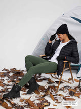 Laureate High-Rise Zipper Pockets Thermal Leggings