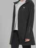 Flyleaf Mid-Length Hooded Waterproof Jacket